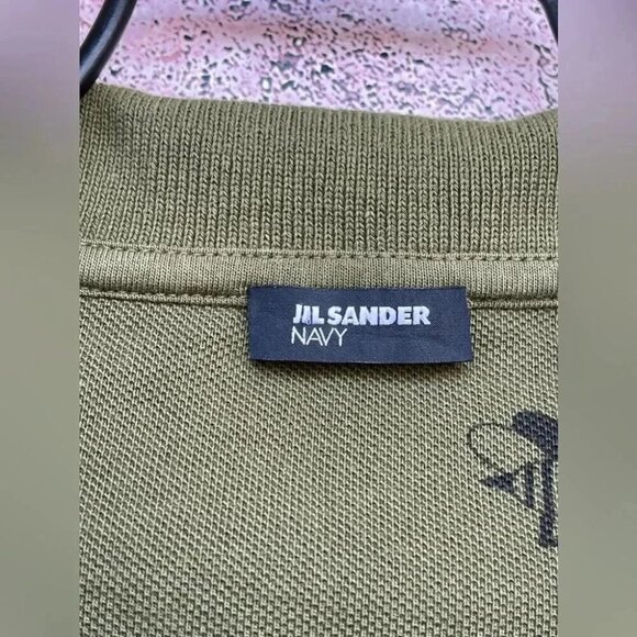 JIL SANDER  NAVY polo shirt dress size 32/small - Picture 4 of 11